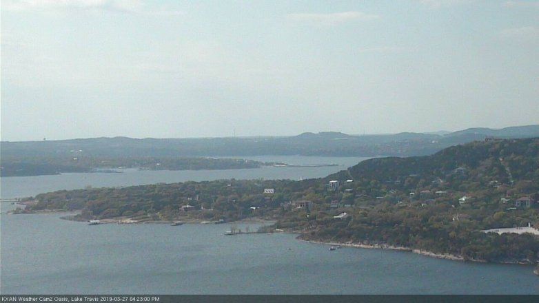 Lake Travis webcam, March 27, 2019 3:25 PM CT