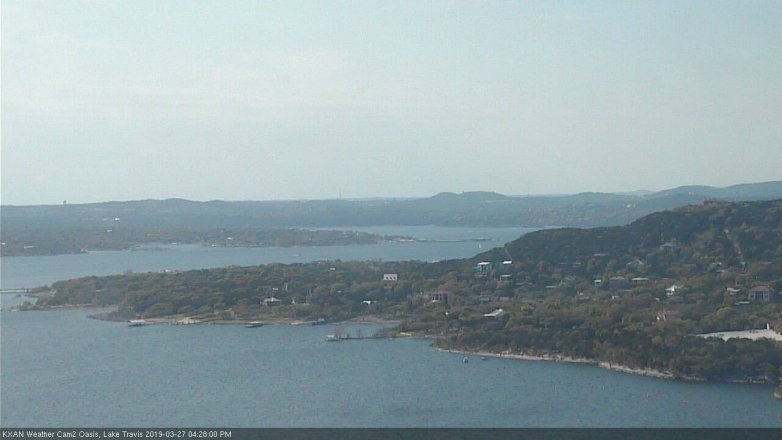 Lake Travis webcam, March 27, 2019 3:30 PM CT