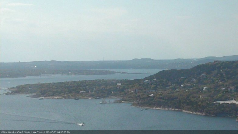 Lake Travis webcam, March 27, 2019 3:40 PM CT