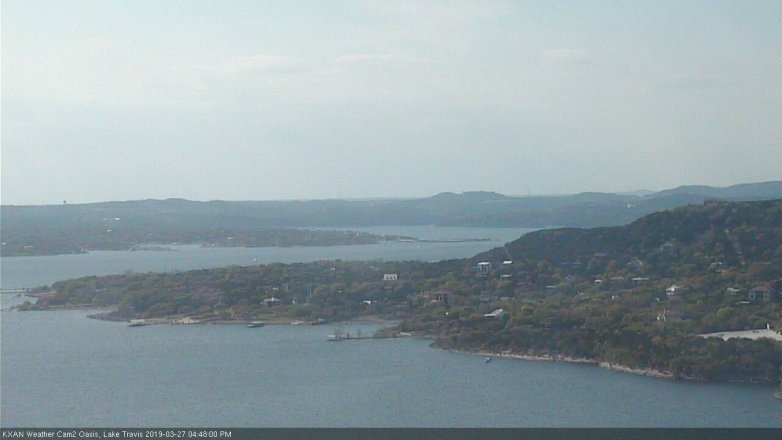 Lake Travis webcam, March 27, 2019 3:50 PM CT