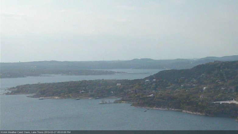 Lake Travis webcam, March 27, 2019 4:05 PM CT