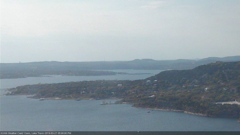 Lake Travis webcam, March 27, 2019 4:10 PM CT