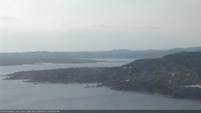 Lake Travis webcam, March 27, 2019 4:50 PM CT