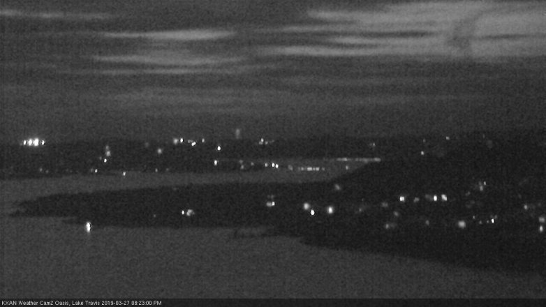 Lake Travis webcam, March 27, 2019 7:25 PM CT