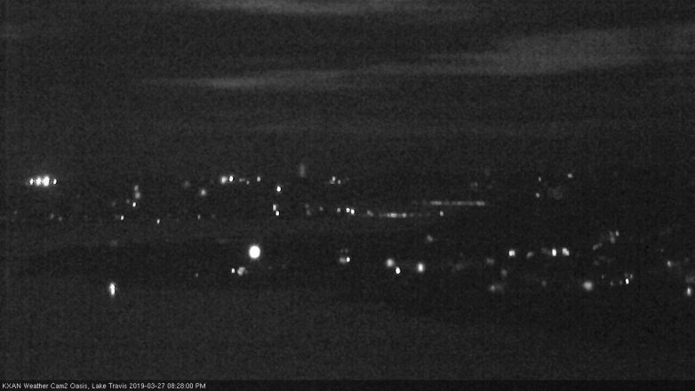 Lake Travis webcam, March 27, 2019 7:30 PM CT