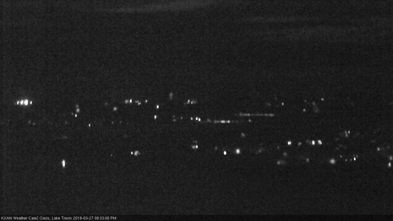 Lake Travis webcam, March 27, 2019 7:35 PM CT