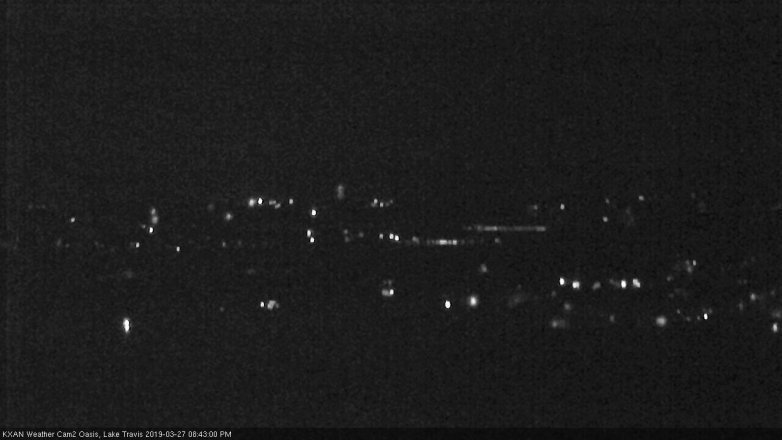 Lake Travis webcam, March 27, 2019 7:45 PM CT