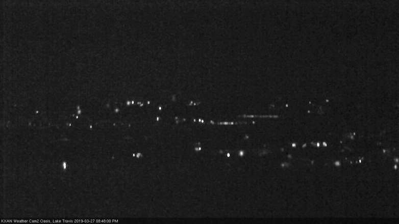 Lake Travis webcam, March 27, 2019 7:50 PM CT