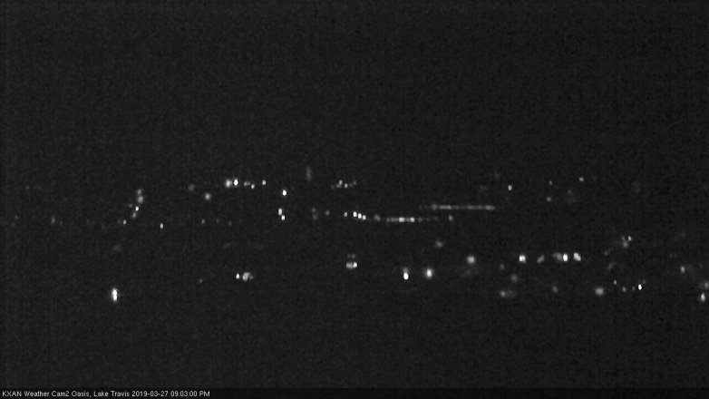 Lake Travis webcam, March 27, 2019 8:05 PM CT
