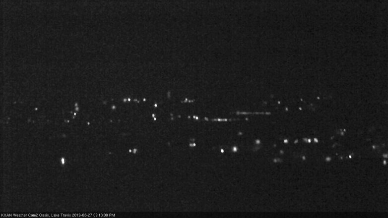 Lake Travis webcam, March 27, 2019 8:15 PM CT
