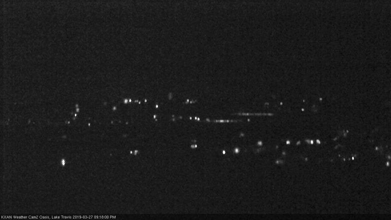Lake Travis webcam, March 27, 2019 8:20 PM CT
