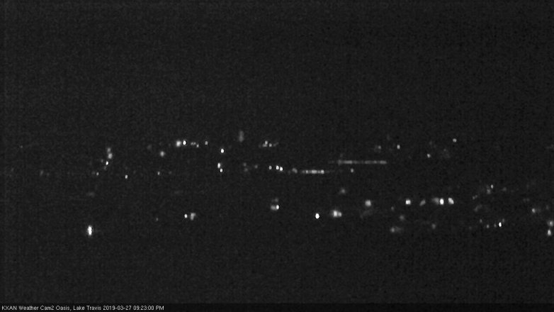 Lake Travis webcam, March 27, 2019 8:25 PM CT