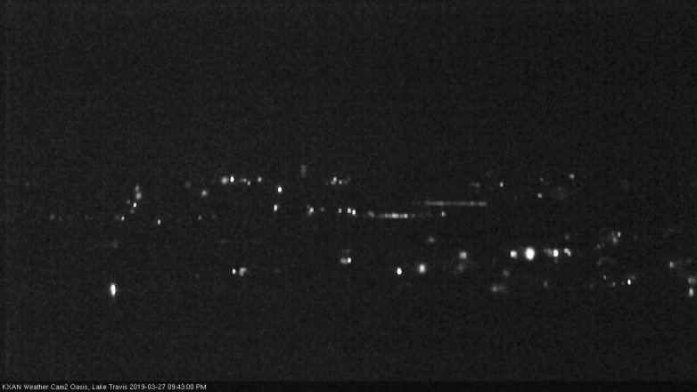 Lake Travis webcam, March 27, 2019 8:45 PM CT