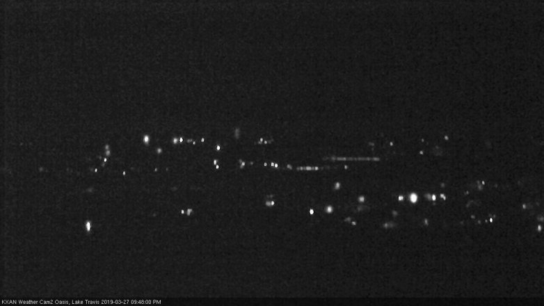 Lake Travis webcam, March 27, 2019 8:50 PM CT