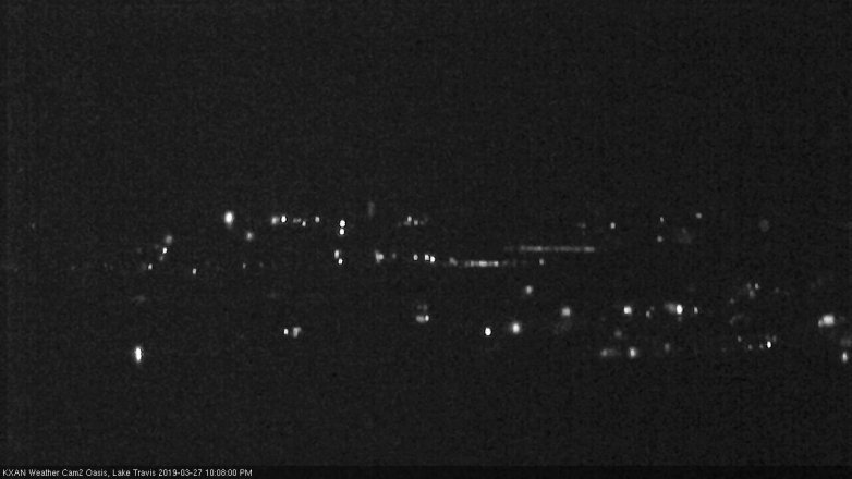 Lake Travis webcam, March 27, 2019 9:10 PM CT