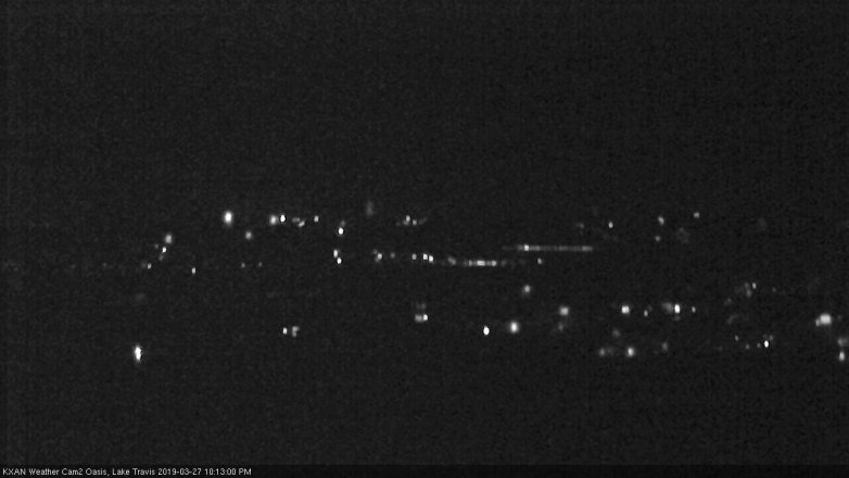 Lake Travis webcam, March 27, 2019 9:15 PM CT