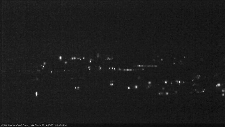 Lake Travis webcam, March 27, 2019 9:25 PM CT