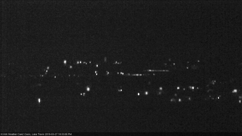 Lake Travis webcam, March 27, 2019 9:35 PM CT