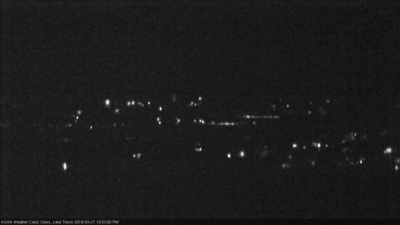Lake Travis webcam, March 27, 2019 9:55 PM CT