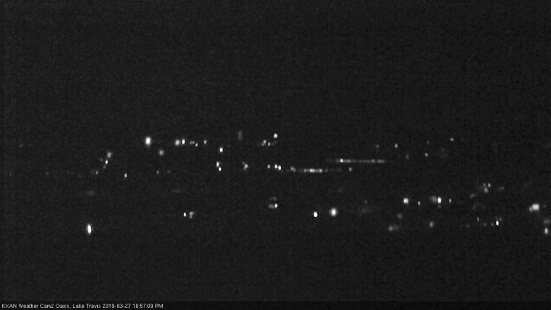 Lake Travis webcam, March 27, 2019 10:00 PM CT
