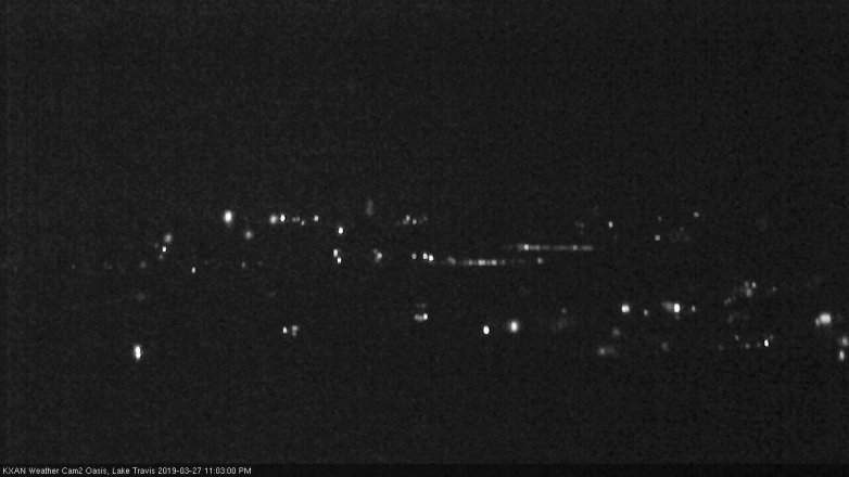 Lake Travis webcam, March 27, 2019 10:05 PM CT