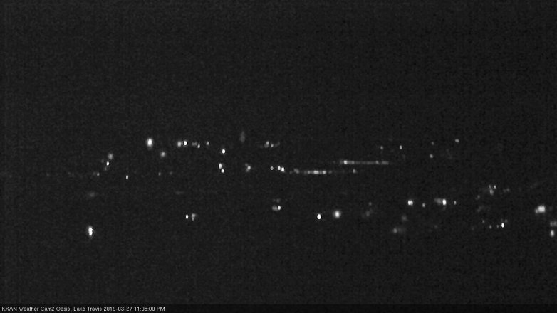 Lake Travis webcam, March 27, 2019 10:10 PM CT