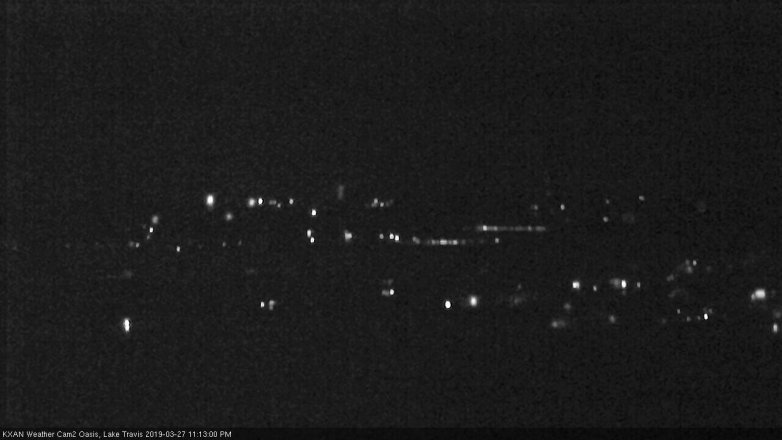 Lake Travis webcam, March 27, 2019 10:15 PM CT