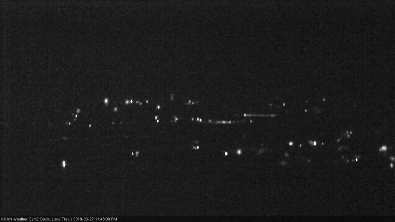 Lake Travis webcam, March 27, 2019 10:45 PM CT