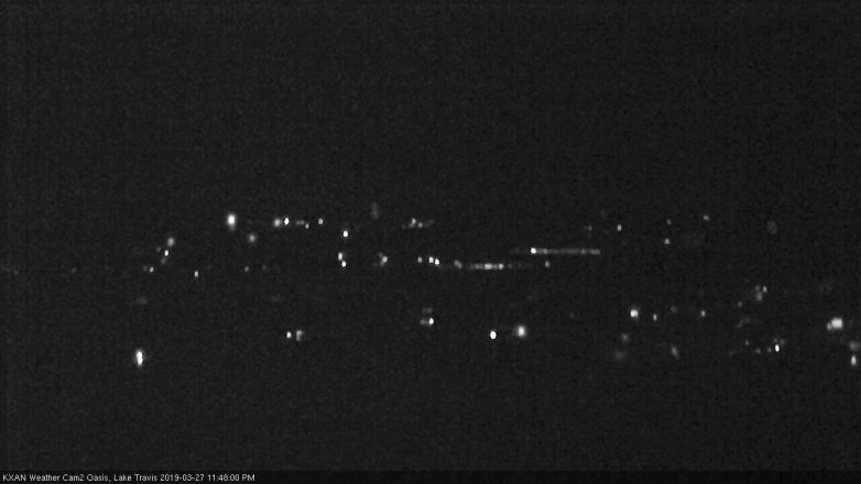 Lake Travis webcam, March 27, 2019 10:50 PM CT