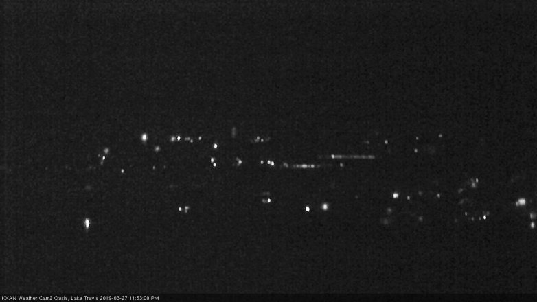 Lake Travis webcam, March 27, 2019 10:55 PM CT