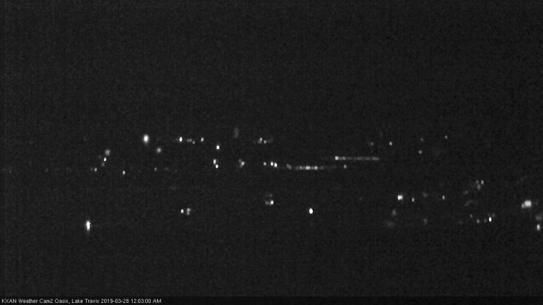Lake Travis webcam, March 27, 2019 11:05 PM CT