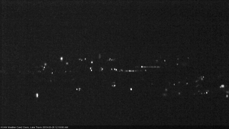 Lake Travis webcam, March 27, 2019 11:20 PM CT
