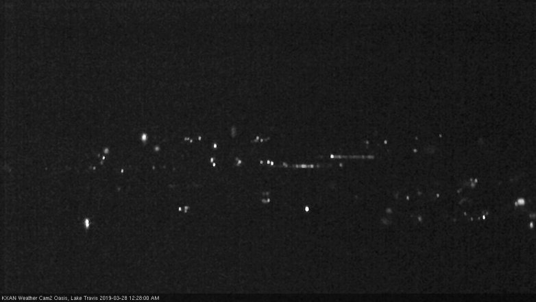 Lake Travis webcam, March 27, 2019 11:30 PM CT