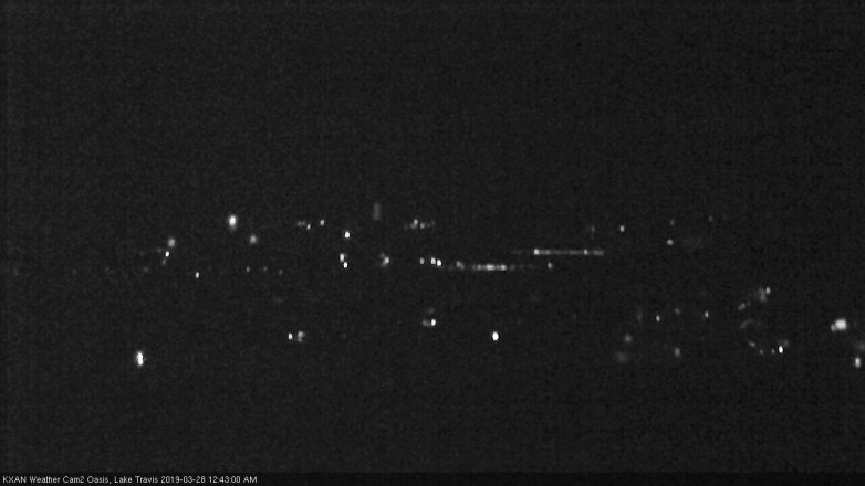 Lake Travis webcam, March 27, 2019 11:45 PM CT