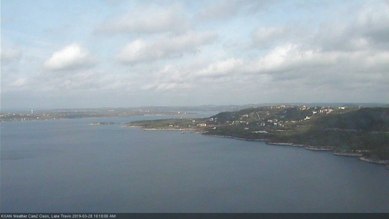 Lake Travis webcam, March 28, 2019 9:20 AM CT