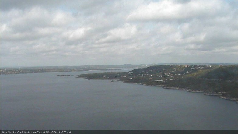 Lake Travis webcam, March 28, 2019 9:35 AM CT