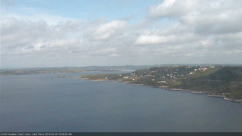 Lake Travis webcam, March 28, 2019 9:40 AM CT