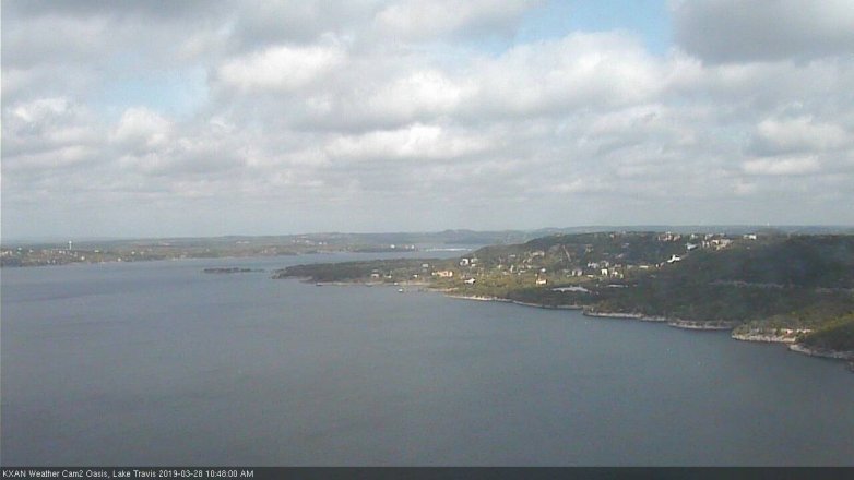 Lake Travis webcam, March 28, 2019 9:50 AM CT