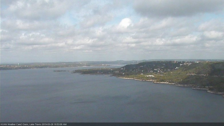 Lake Travis webcam, March 28, 2019 9:55 AM CT