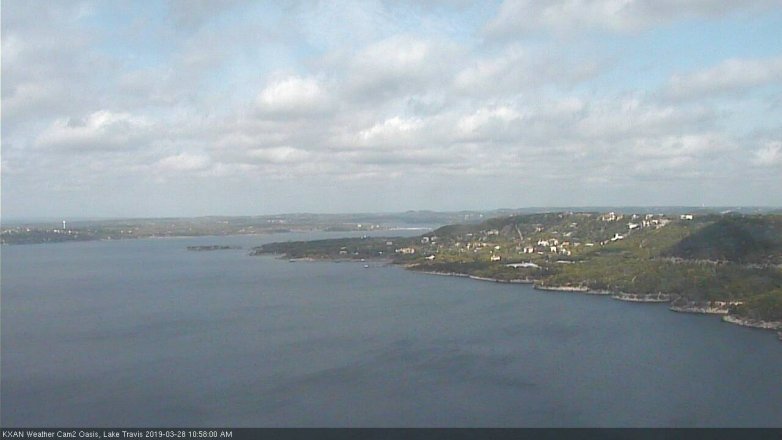 Lake Travis webcam, March 28, 2019 10:00 AM CT