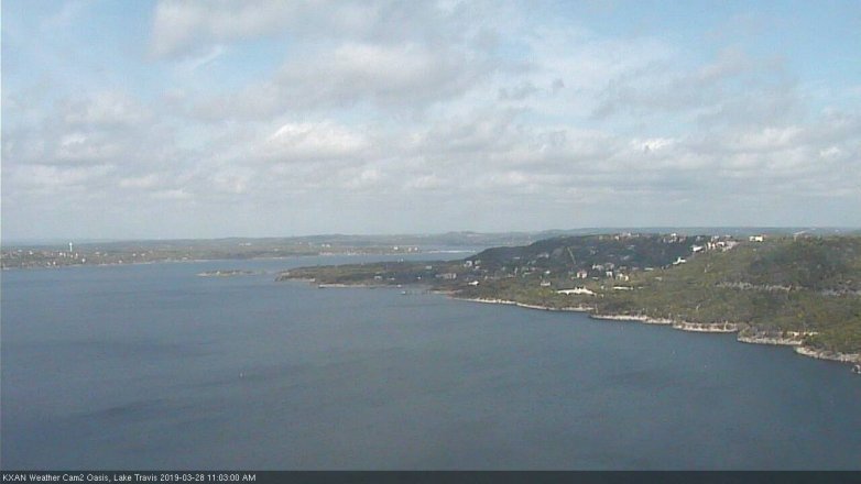 Lake Travis webcam, March 28, 2019 10:05 AM CT