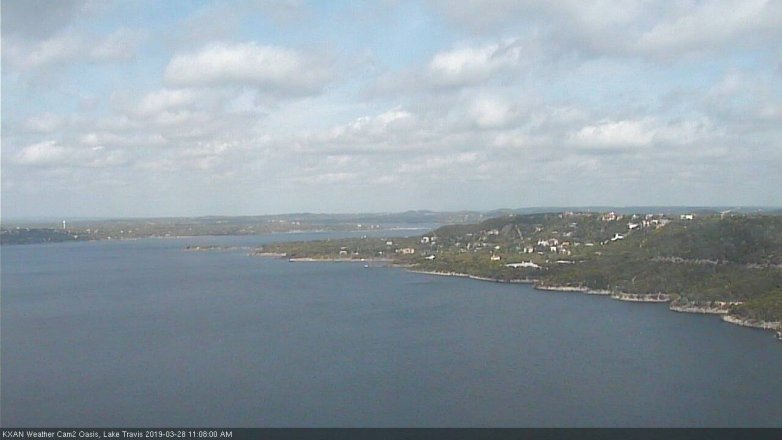 Lake Travis webcam, March 28, 2019 10:10 AM CT