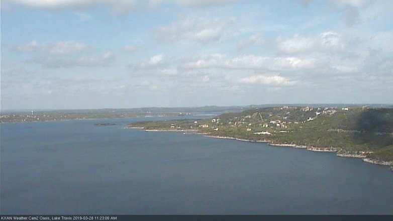 Lake Travis webcam, March 28, 2019 10:25 AM CT