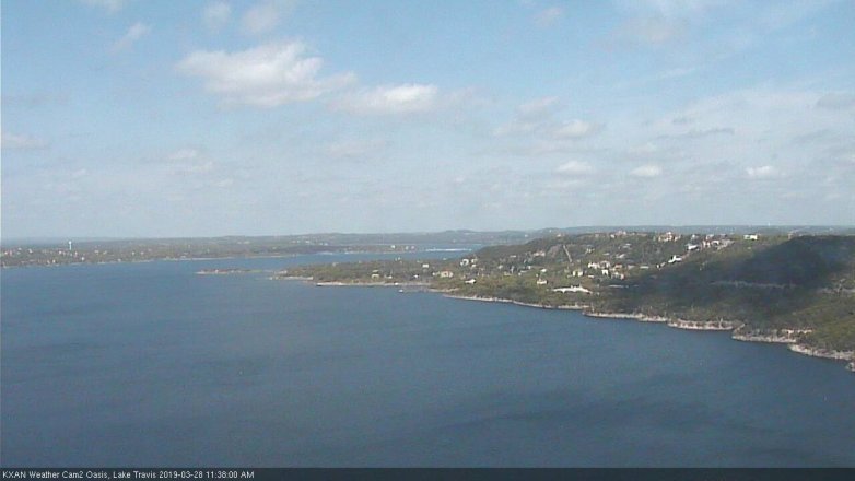 Lake Travis webcam, March 28, 2019 10:40 AM CT