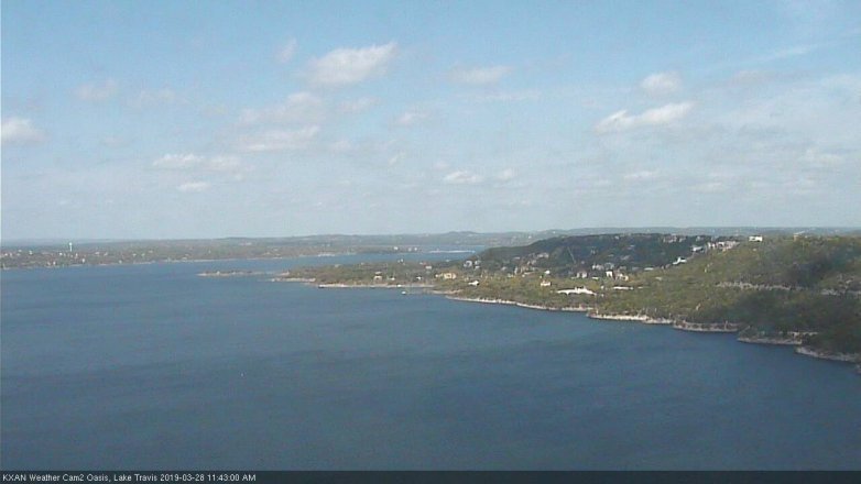 Lake Travis webcam, March 28, 2019 10:45 AM CT