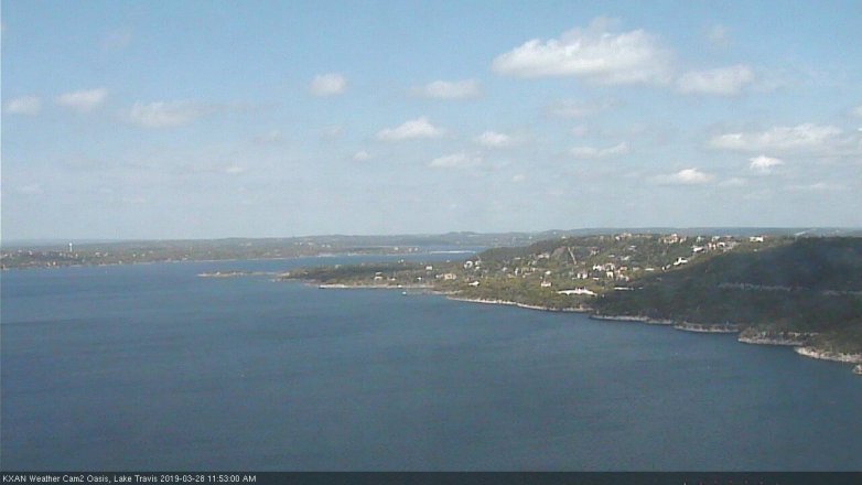Lake Travis webcam, March 28, 2019 10:55 AM CT
