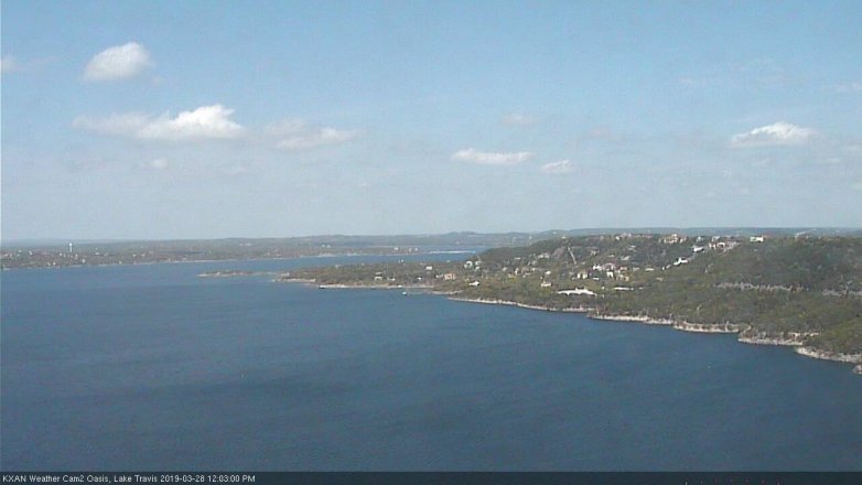 Lake Travis webcam, March 28, 2019 11:05 AM CT