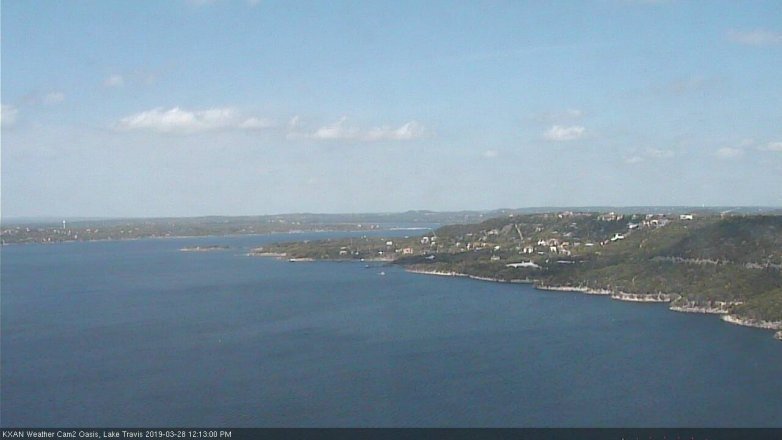 Lake Travis webcam, March 28, 2019 11:15 AM CT