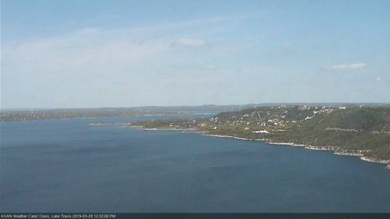Lake Travis webcam, March 28, 2019 11:35 AM CT