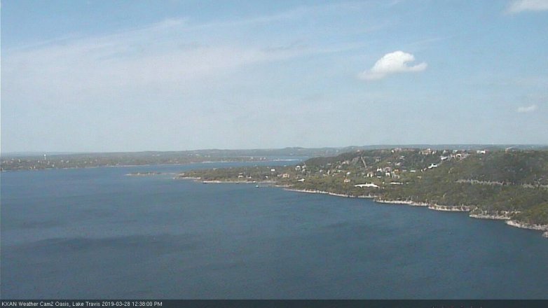 Lake Travis webcam, March 28, 2019 11:40 AM CT